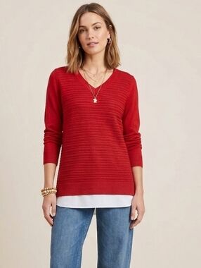 HILARY RADLEY - Textured Tunic